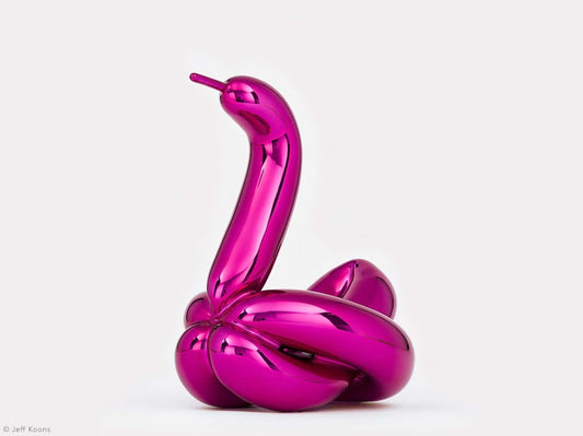 Magenta Balloon Swan