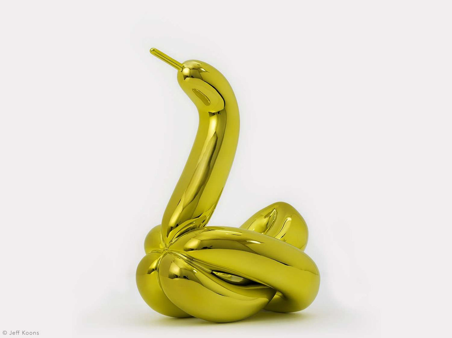 Yellow Balloon Swan