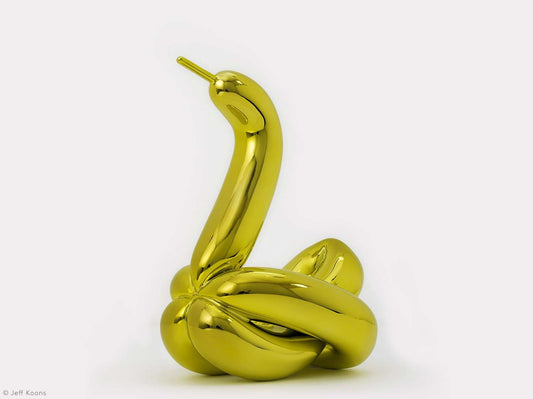 Yellow Balloon Swan