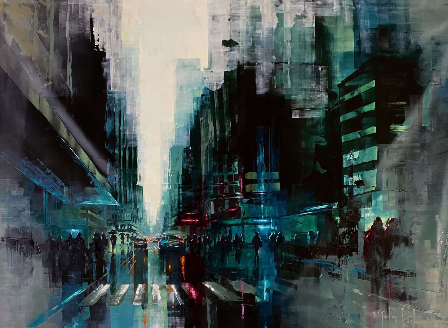 New York electric lights I