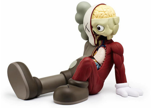 Kaws Resting Place brown and red