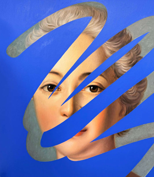 Blue Fake Abstract (Jean Nattier)