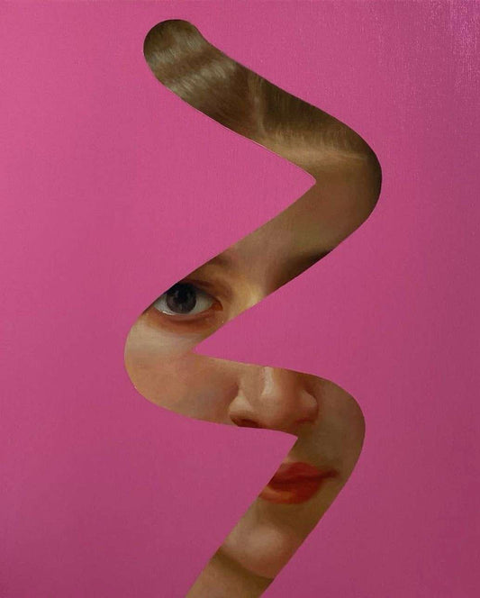 Pink Fake Abstract (Bouguereau)