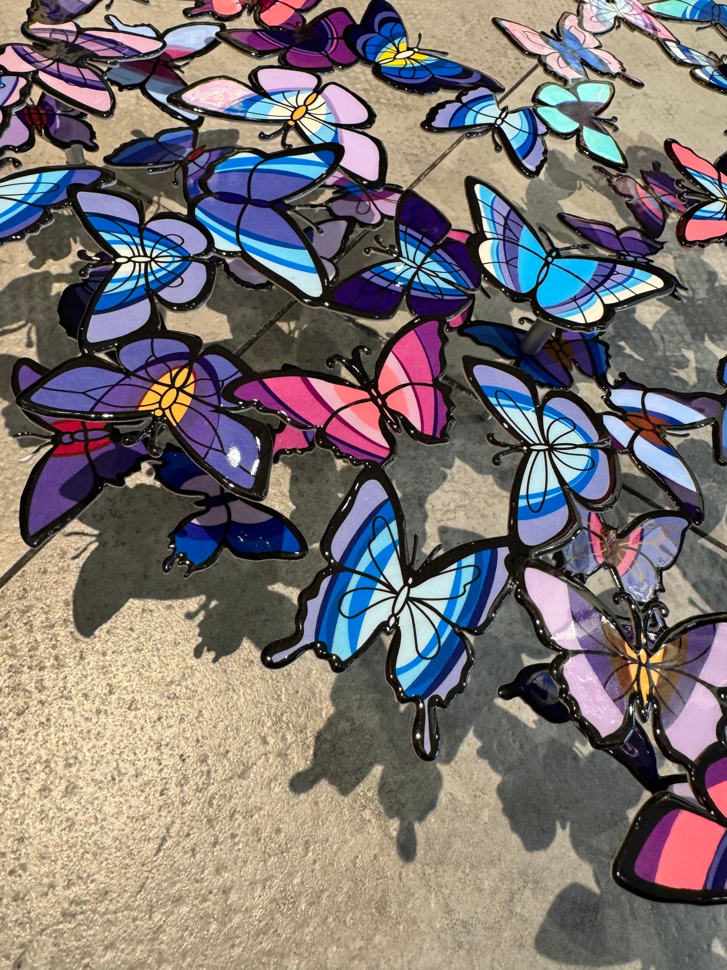 Butterfly Violet Heart