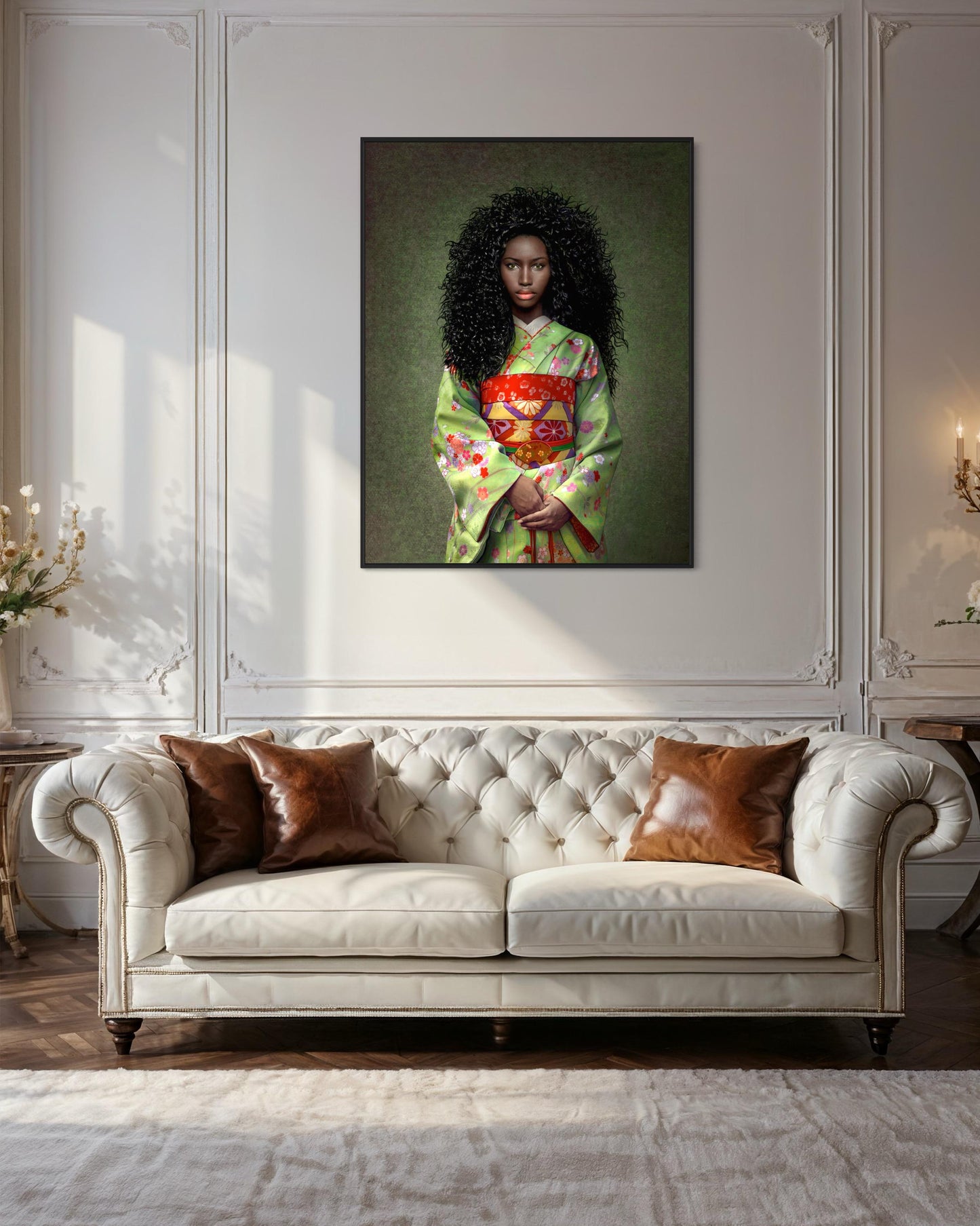African Woman geisha