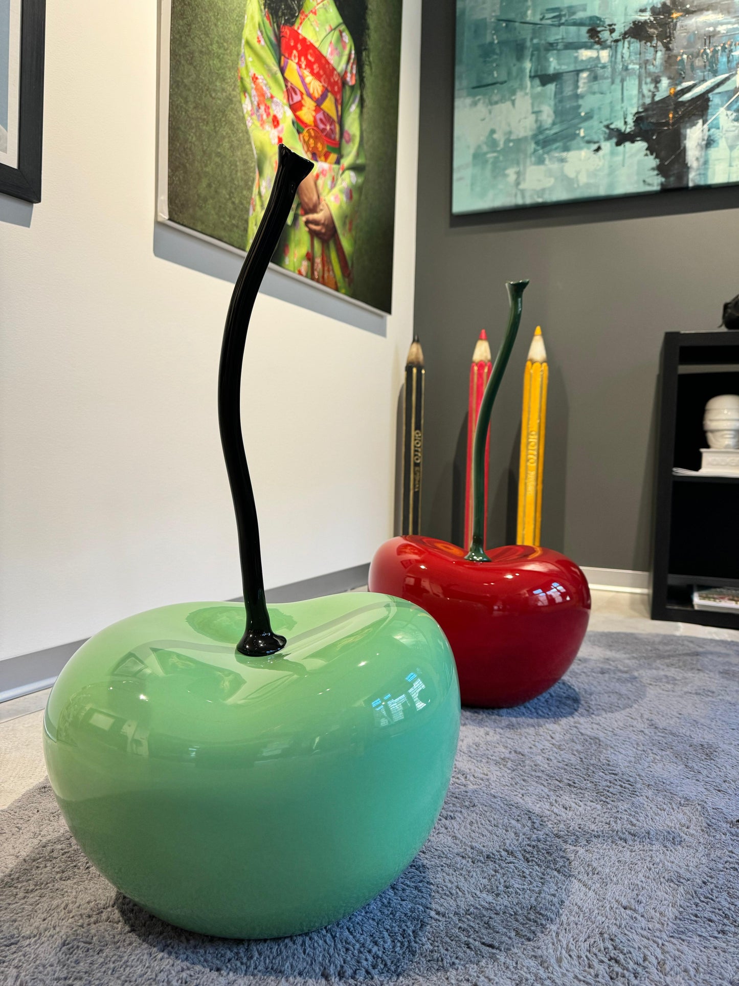Una tira l'altra verde