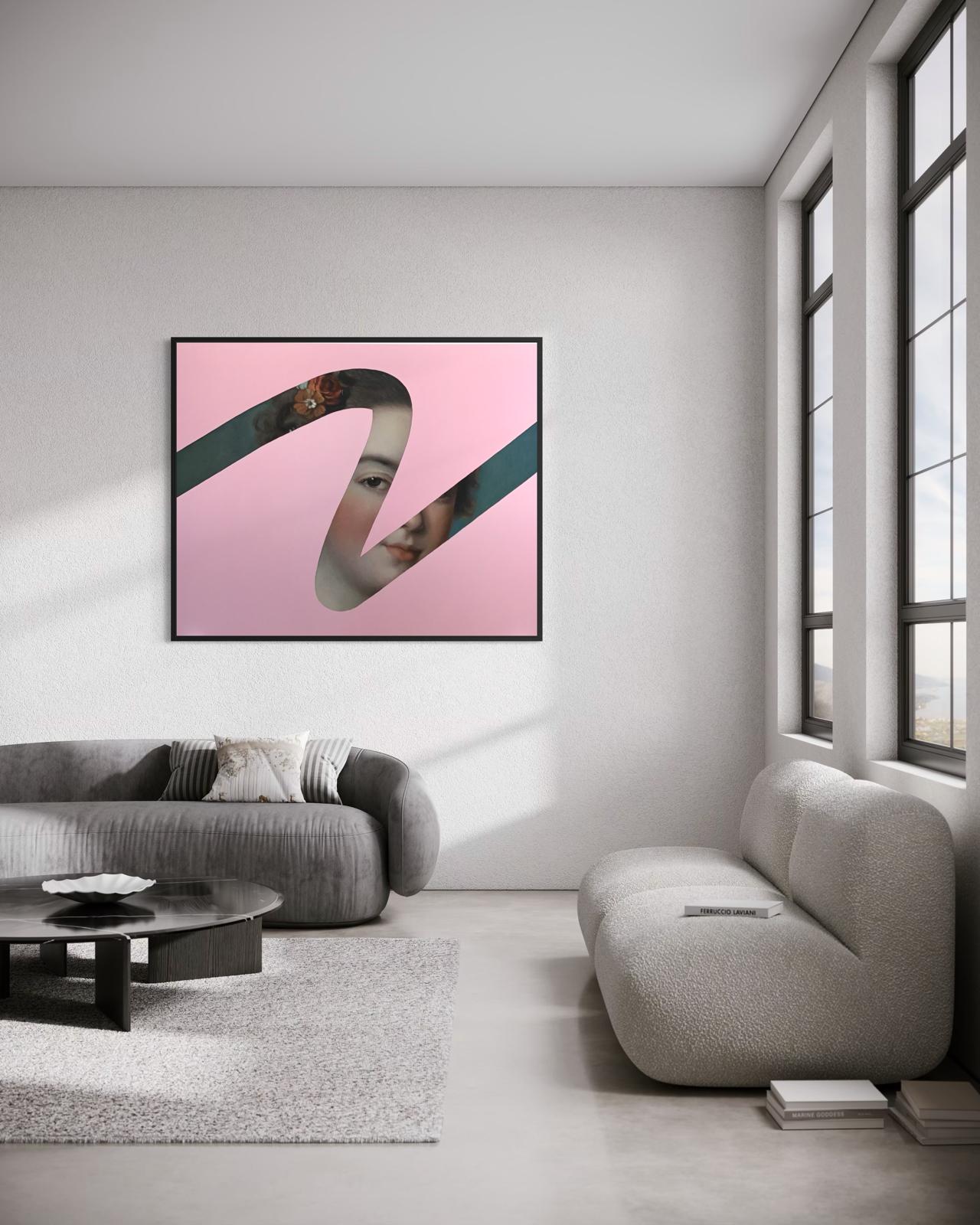 Pink Fake Abstract