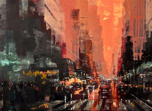 The New York red sun I