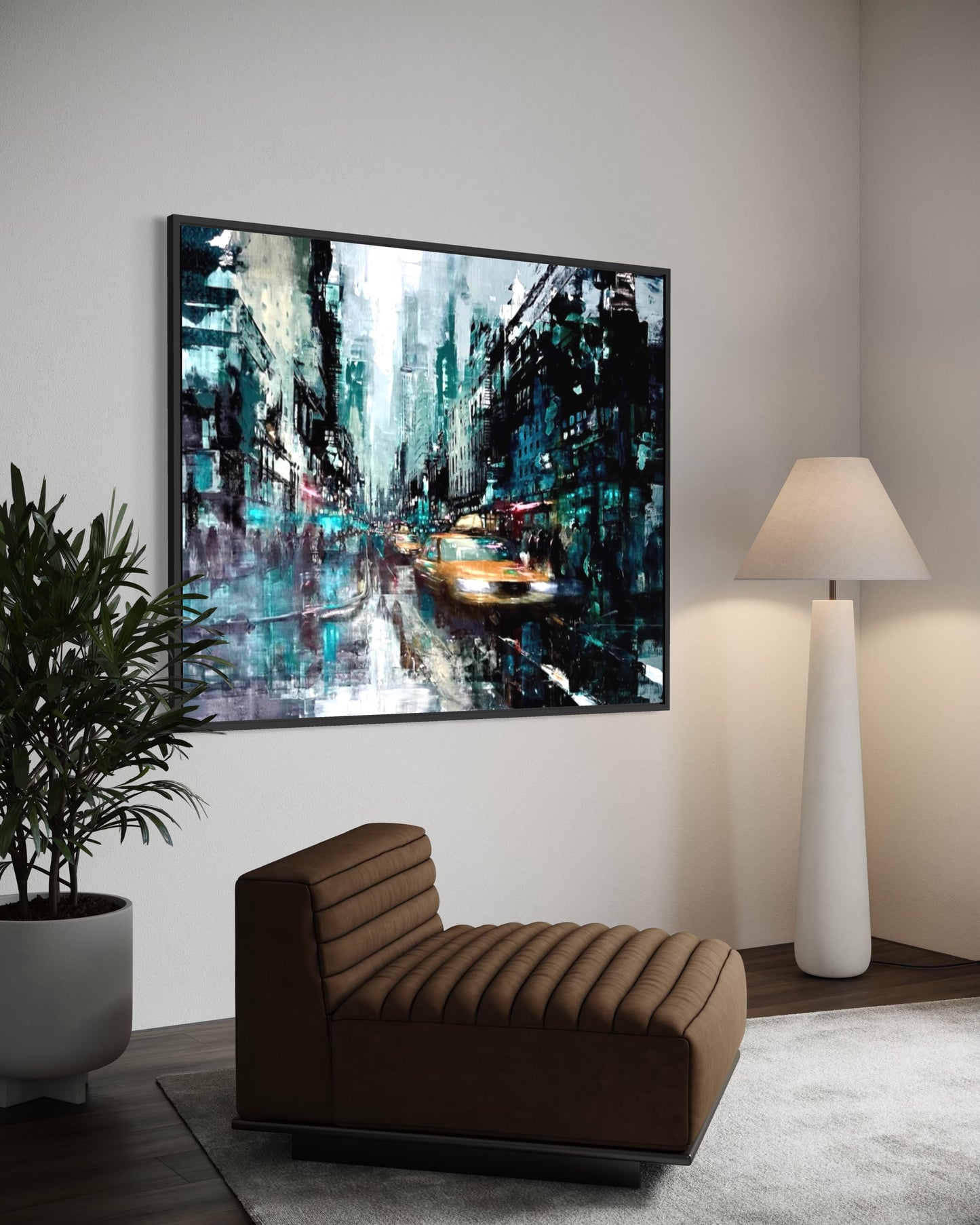 New York fading blue IV