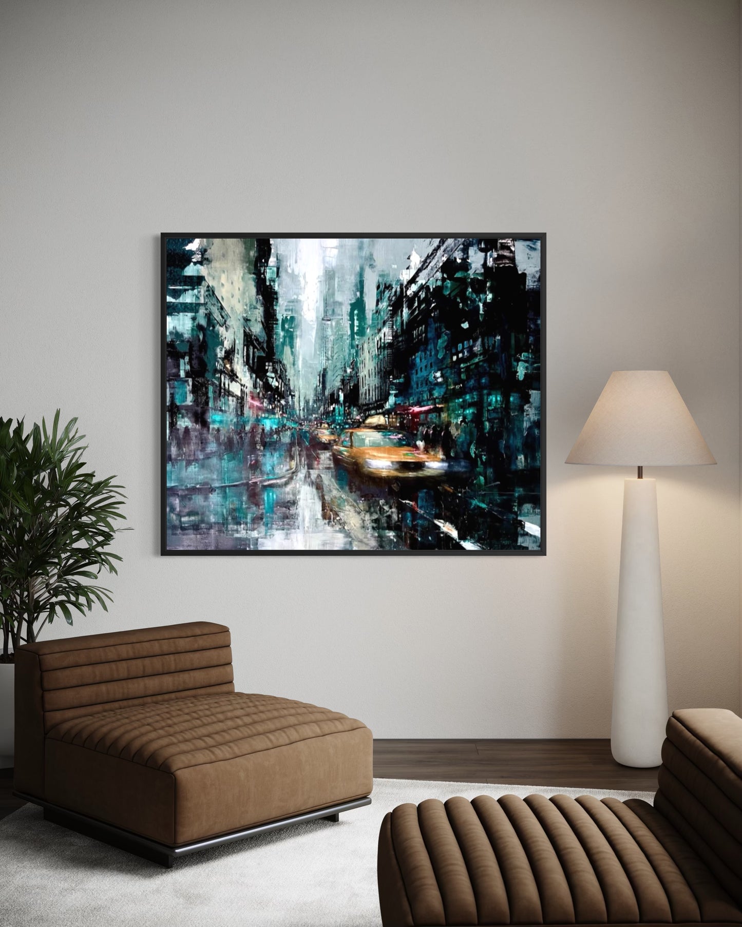 New York fading blue IV