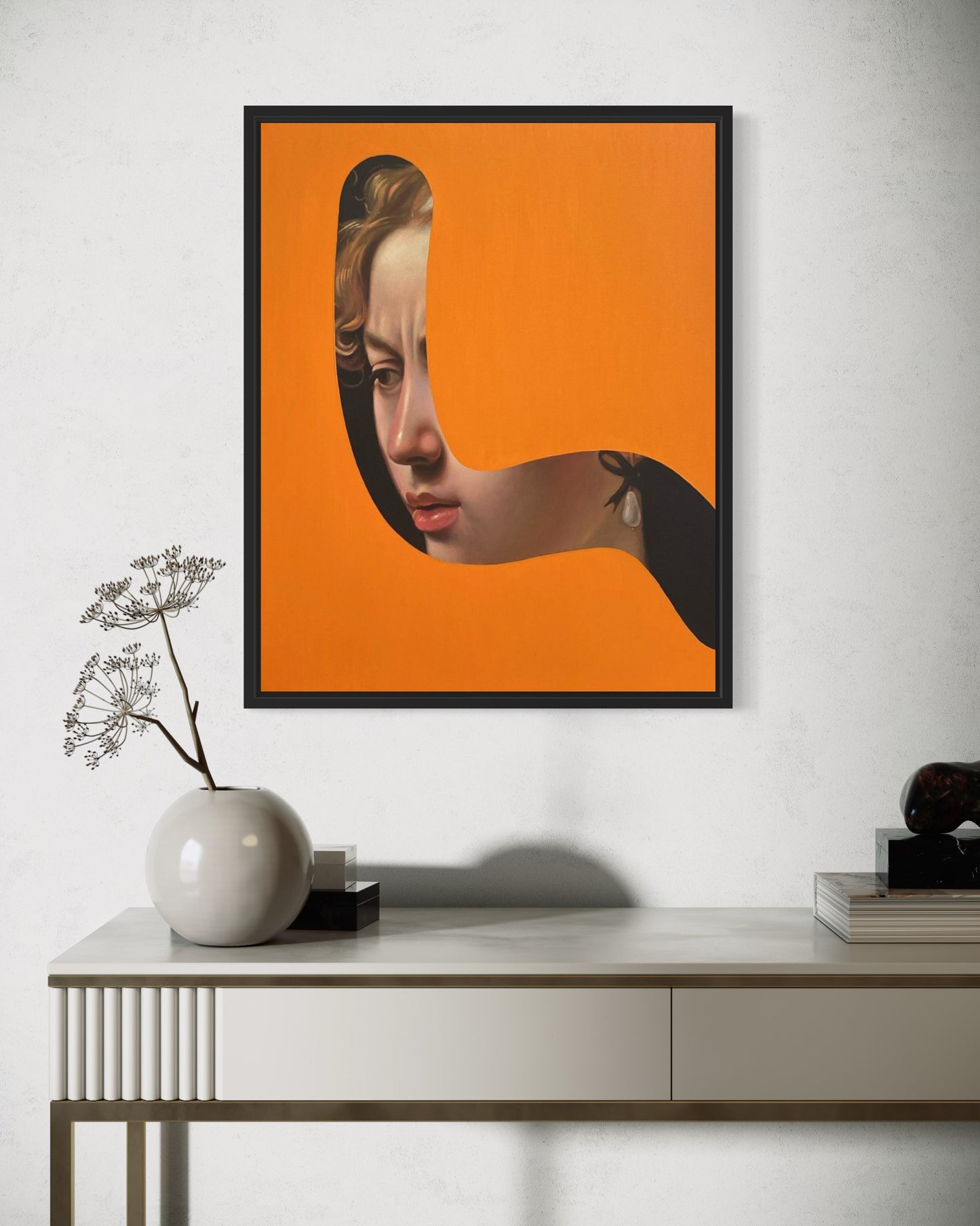 Orange Fake Abstract (Caravaggio)