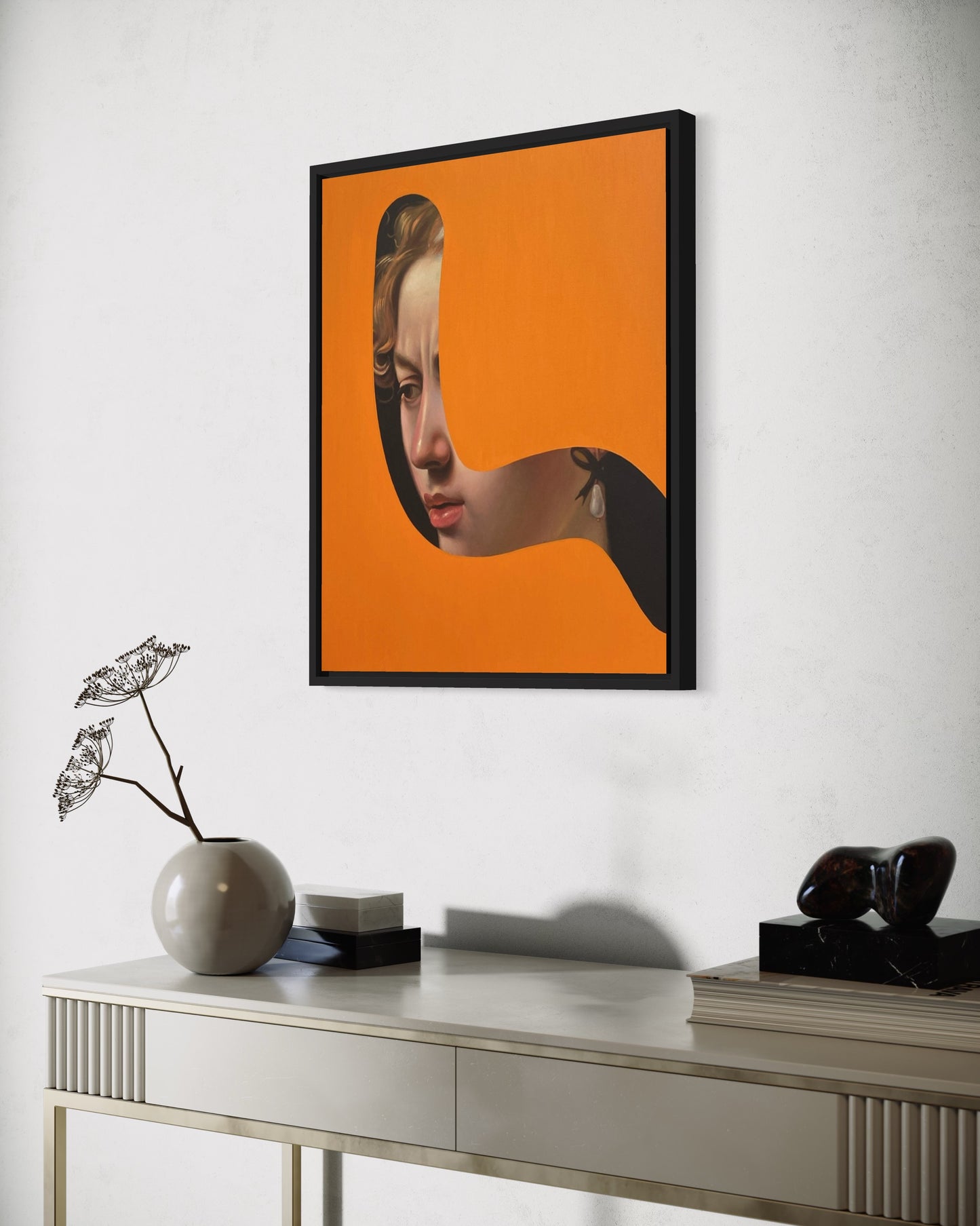 Orange Fake Abstract (Caravaggio)