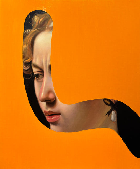 Orange Fake Abstract (Caravaggio)