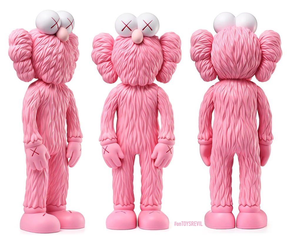 Kaws Gone gray and pink - Main Image
