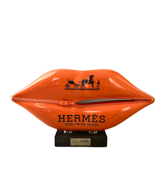 Levre Hermès Orange