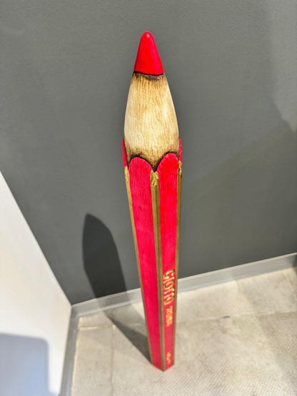 Red Carrara pencil