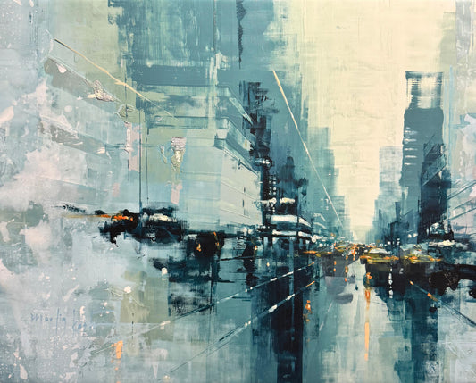 New York  fading blue IV