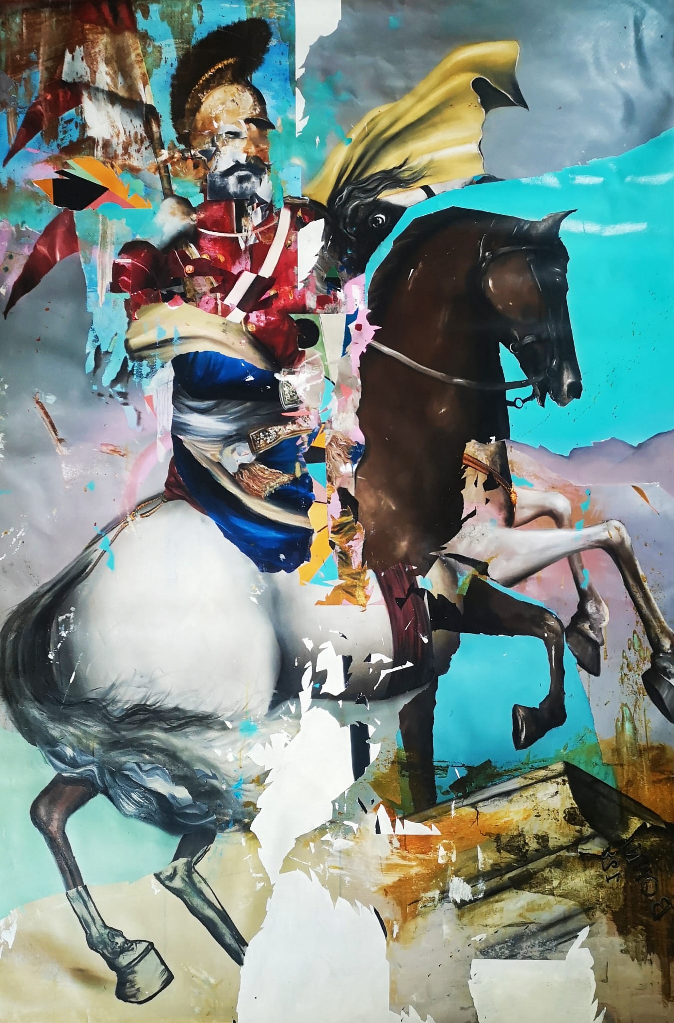 Colonel on horseback