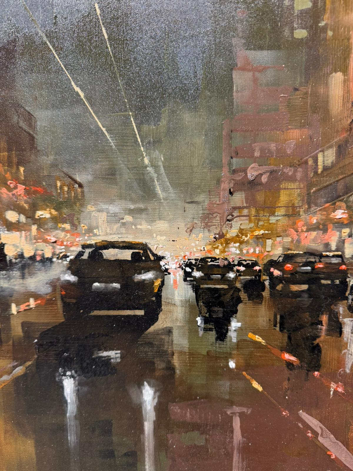 New York fading blue IV