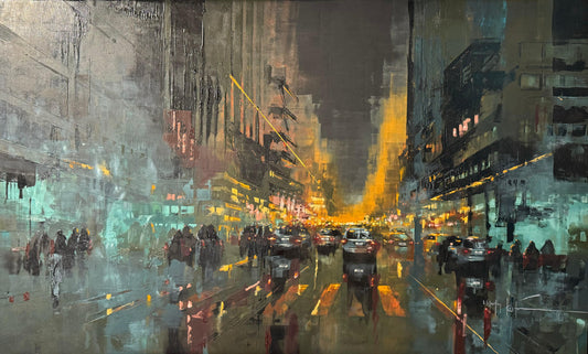 New York midnight in the city XX