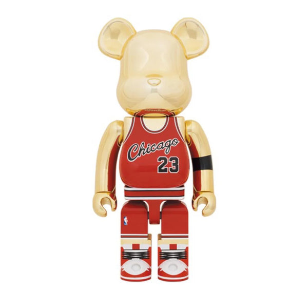 BEARBRICK Michael Jordan 1985 Rookie Jersey oro cromo – Daniele