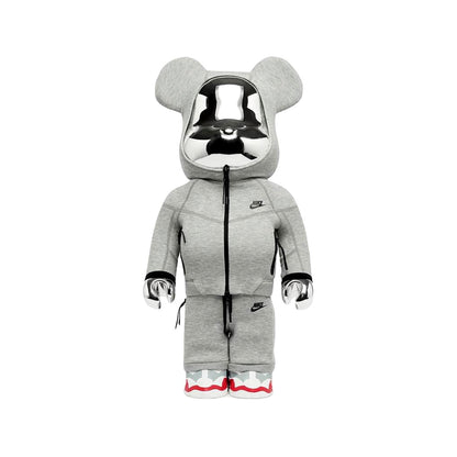 Medicom Toy 1000% Bearbrick Nike Tech fleece