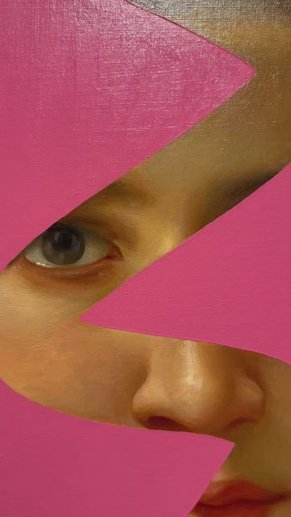 Pink Fake Abstract (Bouguereau)
